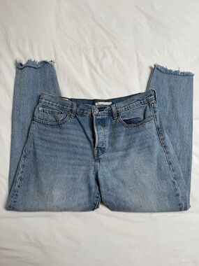 Levi's Wedgie Light Blue Straight Leg Women's Jeans